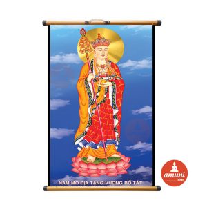 Tranh Liễn Phật Giáo - Địa Tạng Vương Bồ Tát